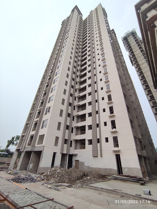 Ripple: 25th Floor Roof casting completed. Internal works (Flooring) going on