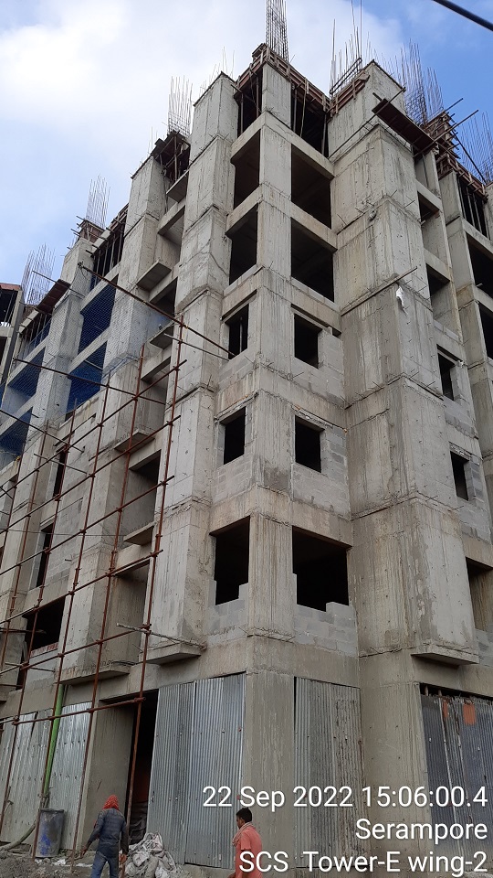 Tower E Zone 2: 7th Floor Slab Casting Completed 