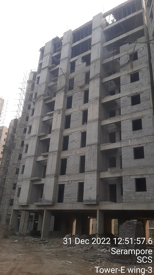 Tower E Zone 3: 10th  Floor Slab Casting completed