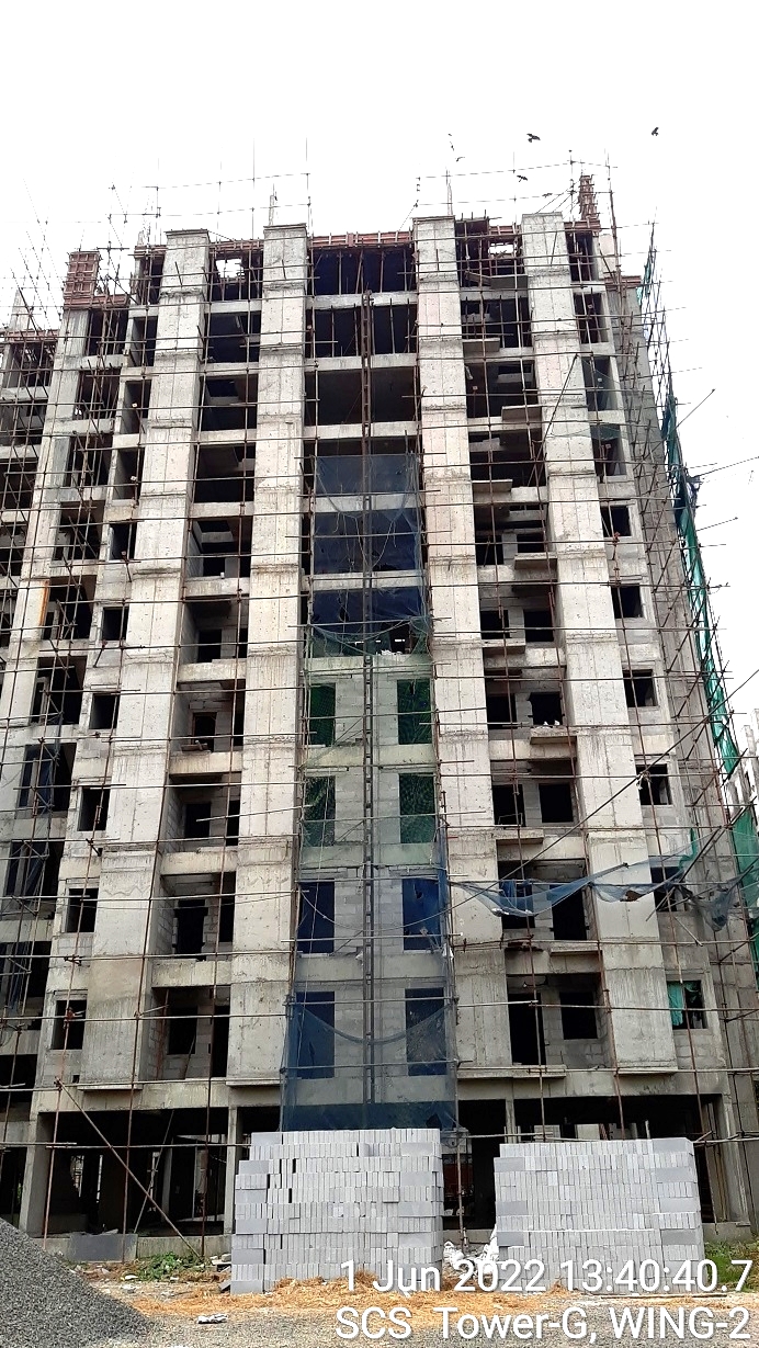 Tower G, Zone-2 11th  Floor Slab Casting Completed 