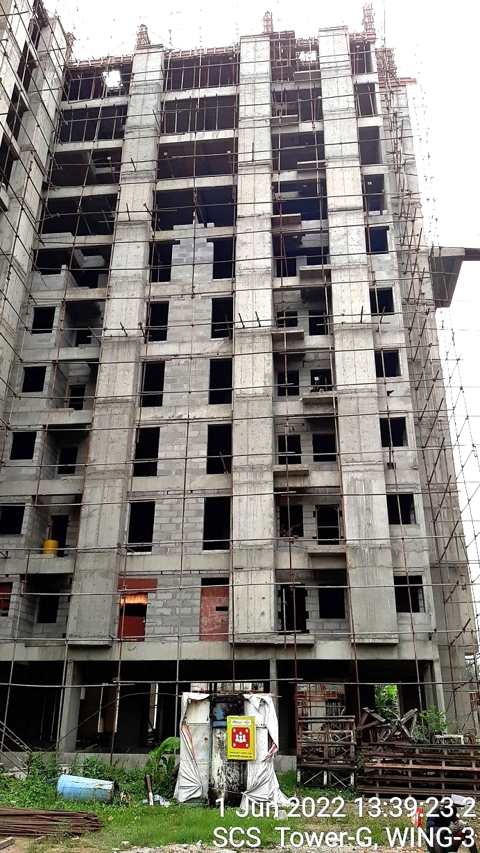 Tower G, Zone-3 11th  Floor Slab Casting Completed 