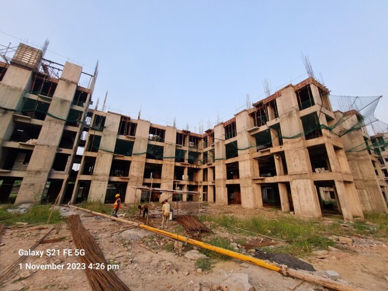 Tower-Gauri  Zone -3A : 4th Floor Slab Casting Completed