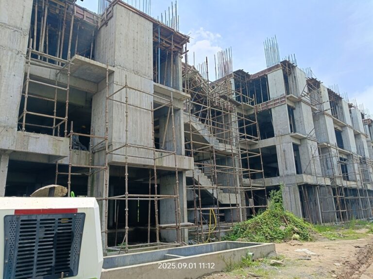 Tower: Nilambari Zone -7C: 3rd floor Slab Casting Completed 