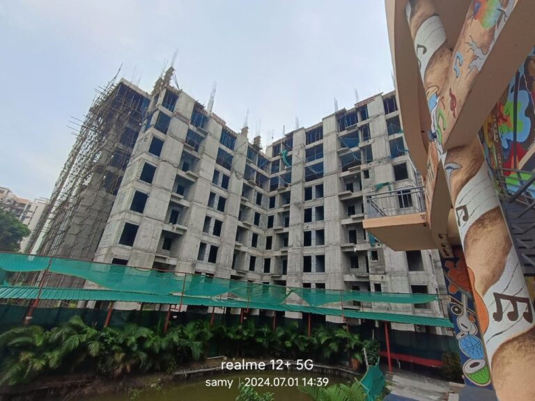 Tower: Pancham Zone -5B:  8th Floor Slab Casting Completed