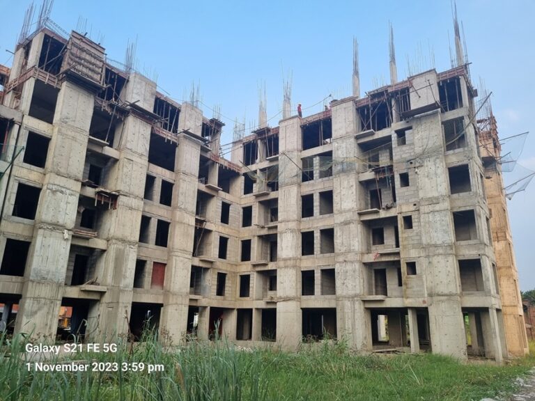 Tower-Rewa  Zone -2A: 6th Floor Slab Casting Completed 