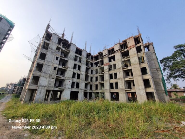 Tower-Rewa  Zone -2B: 6th  Floor Slab Casting Completed 