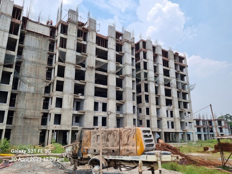 Tower- Saavan  Zone - 1A: 8th floor Slab Casting Completed 